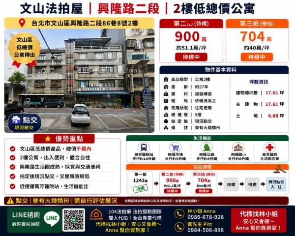 台北文山區公寓法拍-0