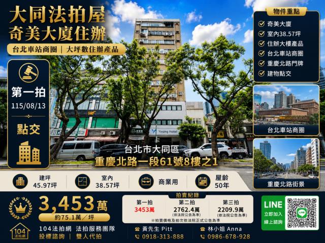 台北大同區大樓法拍-0