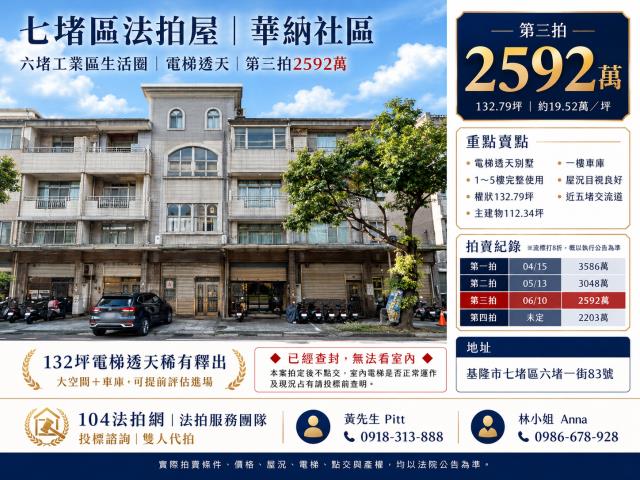 基隆七堵透天法拍-0