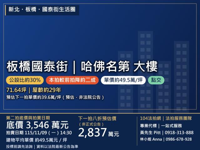 新北板橋大樓法拍-0