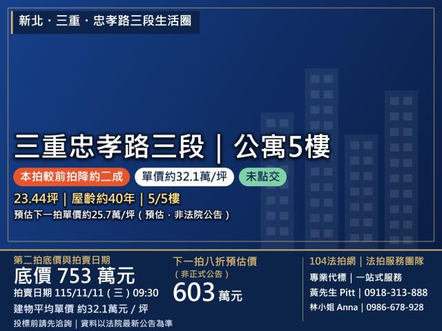 新北三重公寓法拍-0