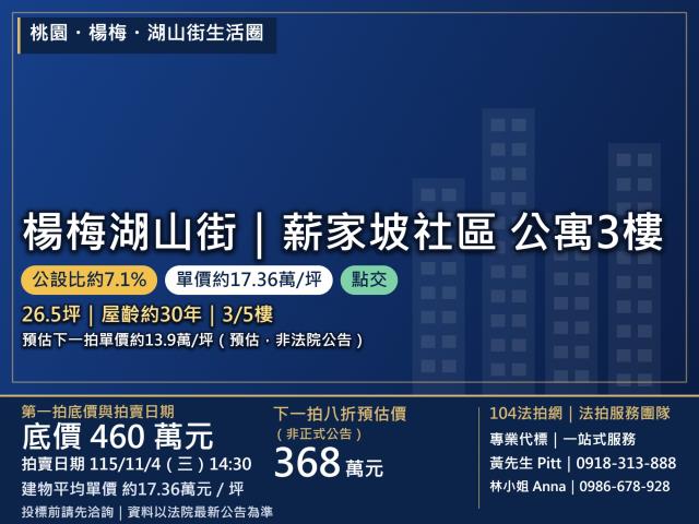 桃園公寓法拍-0